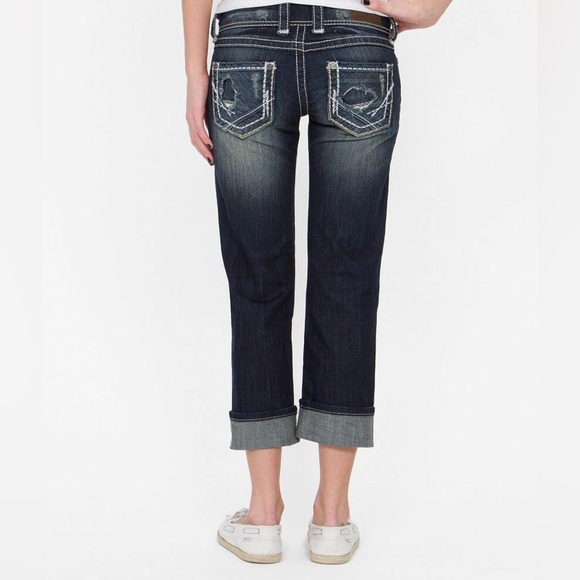 BKE Sabrina Stretch Cropped Jean - Picture 1 of 12